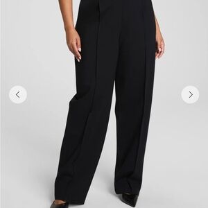 NEW WITH TAGS SPANX Black Barrel Leg  Pants